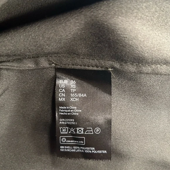 Dark Green Satin Top - Picture 3 of 3